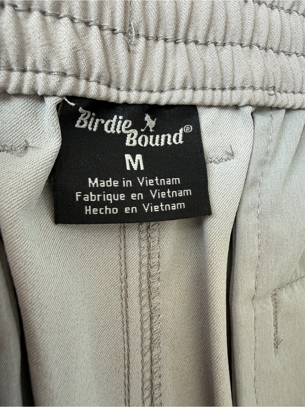 Birdie Bound Golf Jogger Pants Gray - Picture 4 of 5